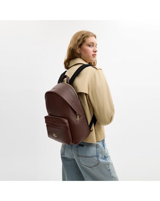 COACH Brown Taylor Small Backpack