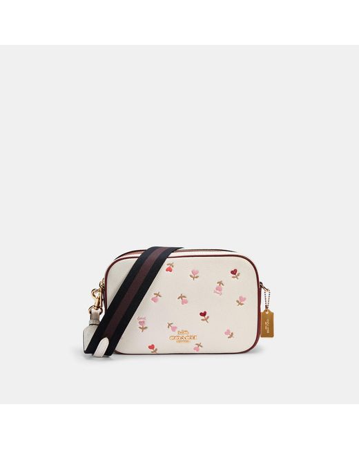 COACH Jes Crossbody Bag With Heart Floral Print | Lyst