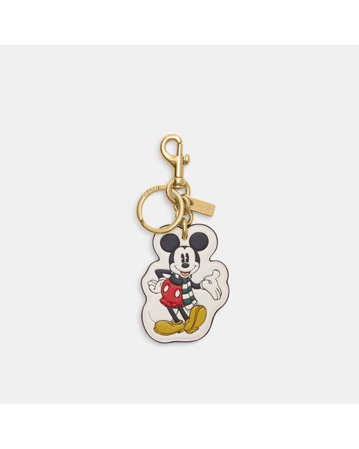 Coach Outlet Disney X Coach Mickey Mouse Bag Charm in Metallic Lyst