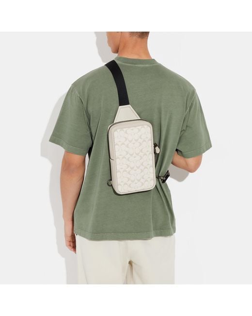 Coach Outlet Sullivan Pack In Signature Leather in Natural for Men | Lyst