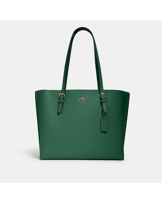 COACH Green Mollietote Bag