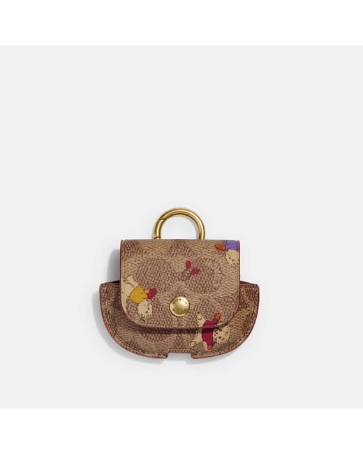 Coach Outlet Boxed Wireless Earbud Case In Signature Canvas With