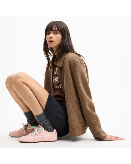 COACH Pink Soft Sneaker
