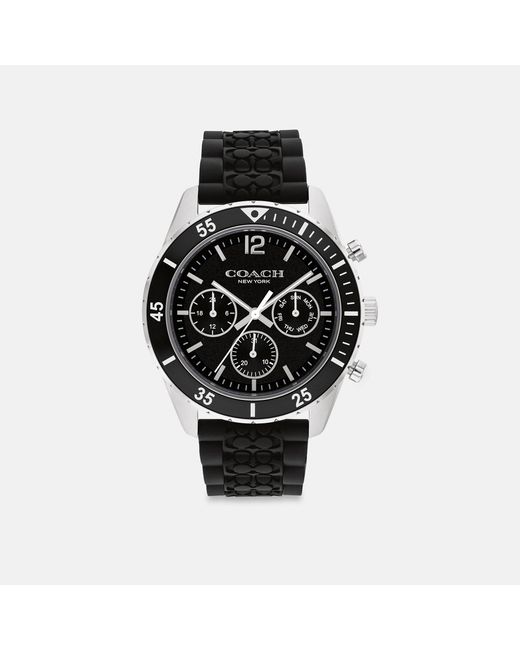 COACH Black Cole Watch for men