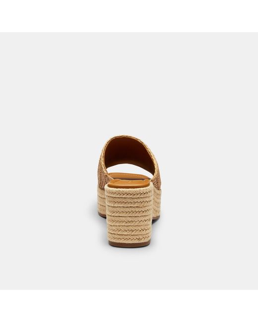 COACH Metallic Phoebe Platform Sandal