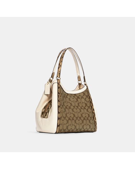 Coach Outlet Kristy Shoulder Bag In Colorblock Signature Canvas Lyst