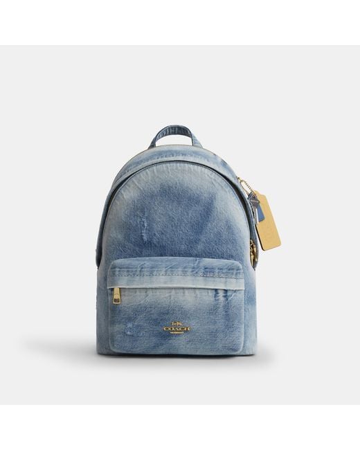 COACH Blue Taylor Small Backpack