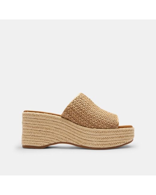 COACH Metallic Phoebe Platform Sandal