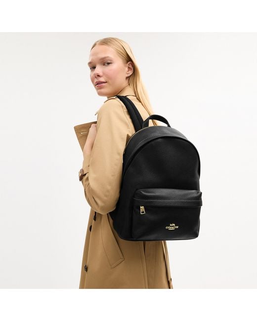 COACH Black Taylor Small Backpack