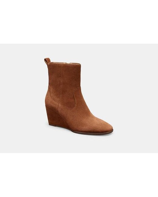 COACH Josephine Bootie in Black | Lyst