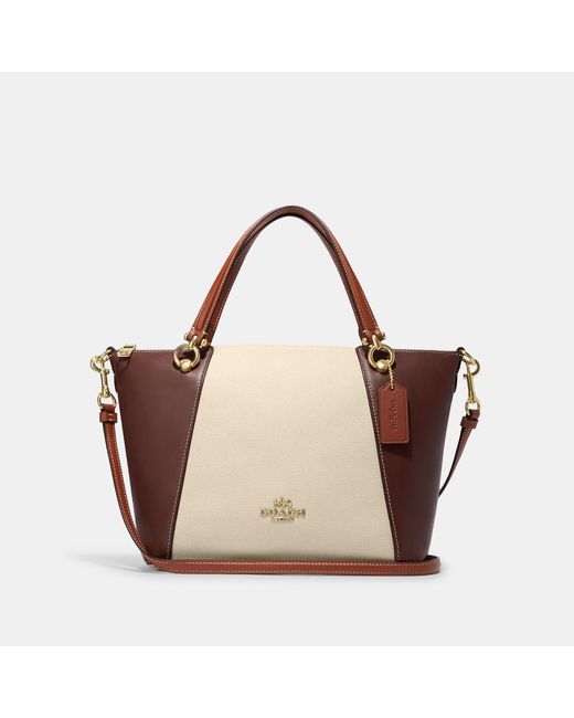 Coach Outlet Kacey Satchel in Natural Lyst