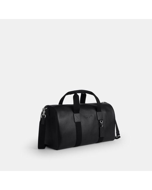COACH Black Explorer Duffle Bag 45 for men