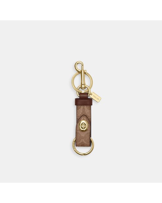 COACH Metallic Trigger Snap Bag Charm