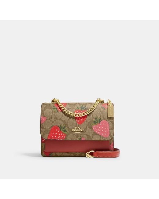 Printed Louis Vuitton Victoria Sling Bag Red