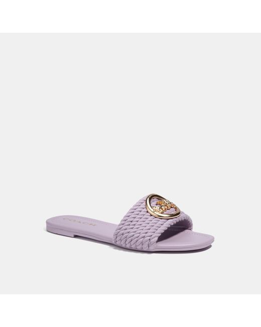 COACH Purple Jolie Sandal