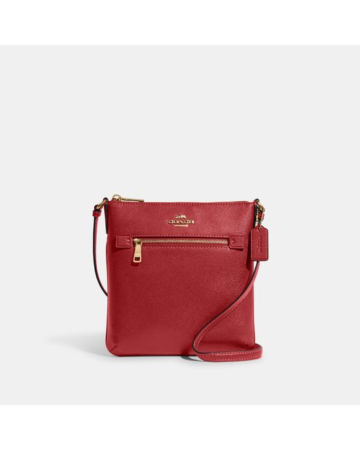 coach outlet red bag
