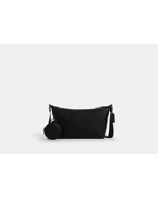 COACH Black Small Finn Crossbody Bag With Pouch for men