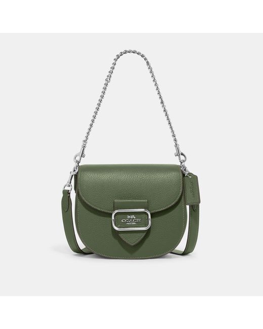 Coach Outlet Saddle Bag in Green Lyst