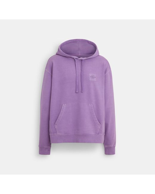 COACH Purple Hoodie for men