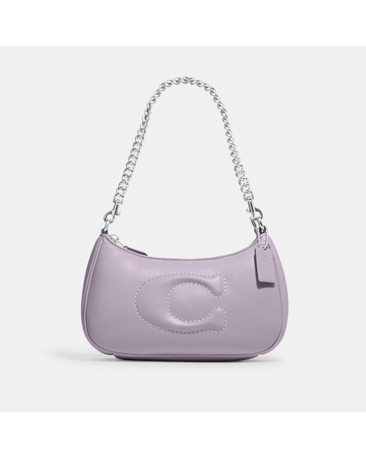 Purple coach bags outlet sale