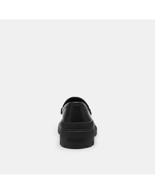 COACH Black Loafer for men