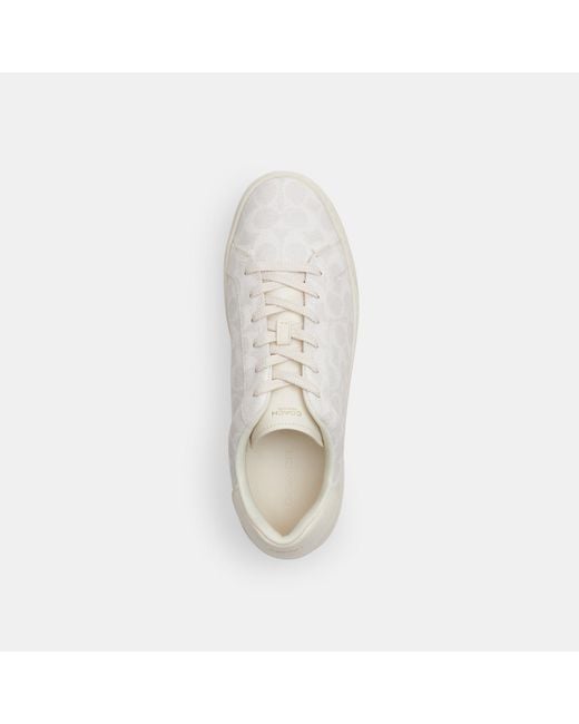COACH White High Line Sneaker for men