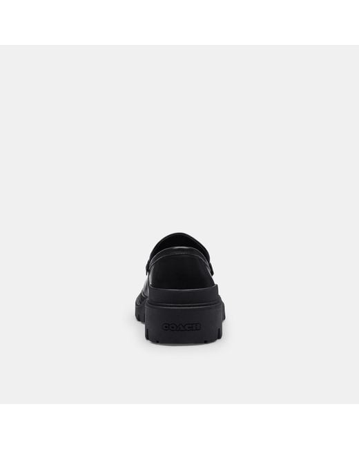 COACH Black Loafer for men