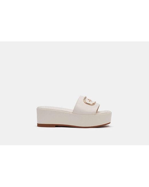 COACH Eloise Sandal in Black | Lyst