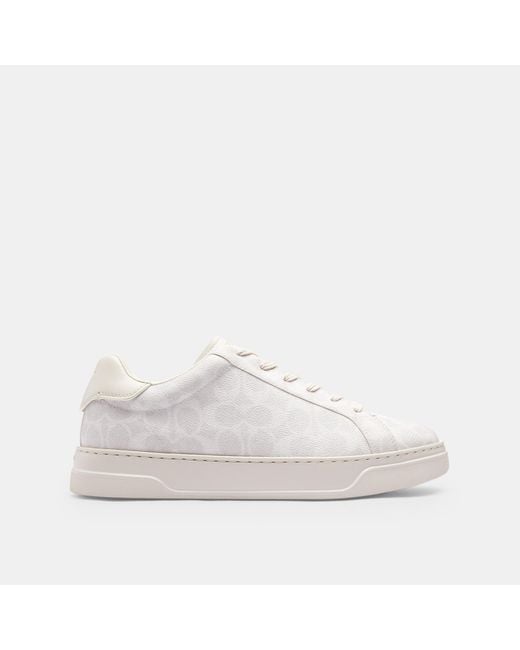 COACH White High Line Sneaker for men