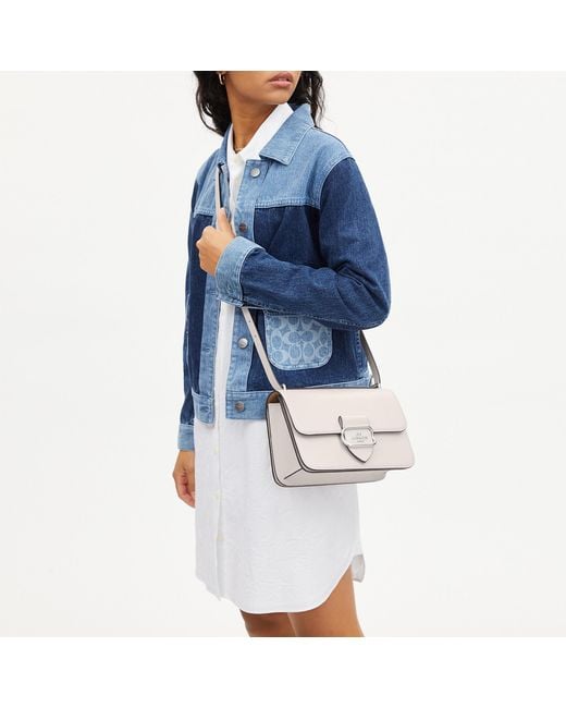 Coach Outlet Large Square Crossbody in Natural Lyst