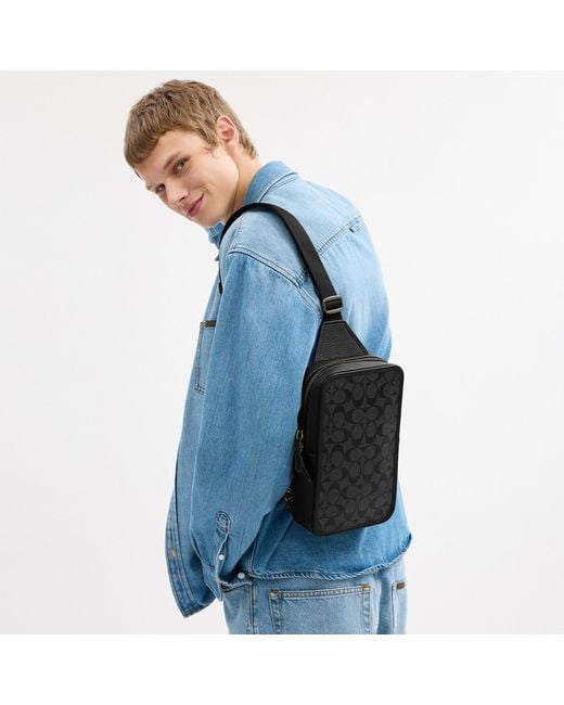 COACH Black Sullivan Pack for men