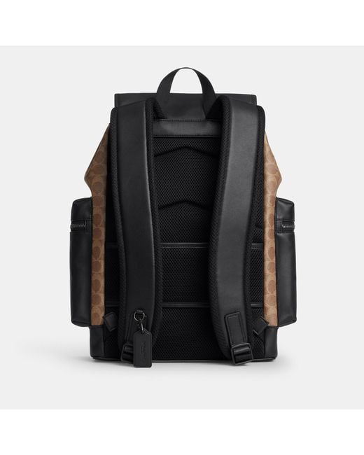 COACH Black Sprint Backpack for men
