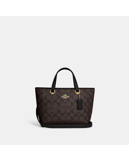 Coach Outlet Alice Satchel In Signature Canvas in Brown | Lyst