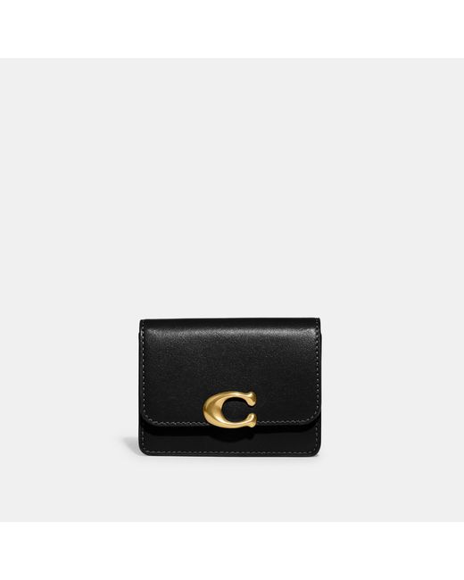 COACH Black Bandit Card Case