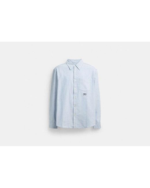 COACH Black Oxford Shirt for men