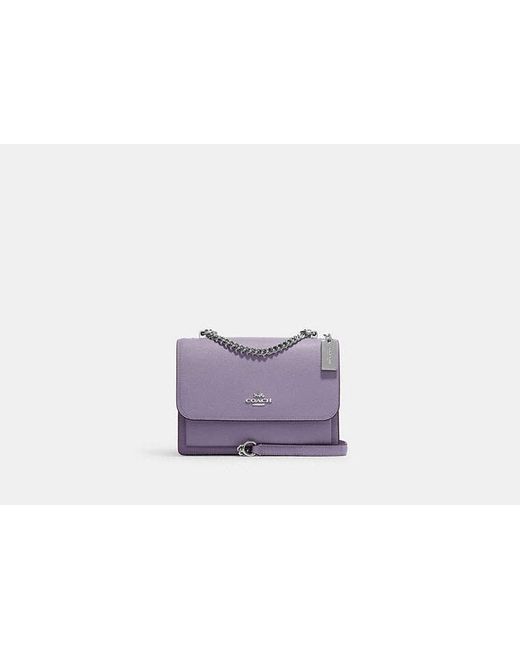 COACH Purple Klare Crossbody Bag