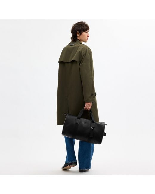 COACH Black Explorer Duffle Bag 45 for men