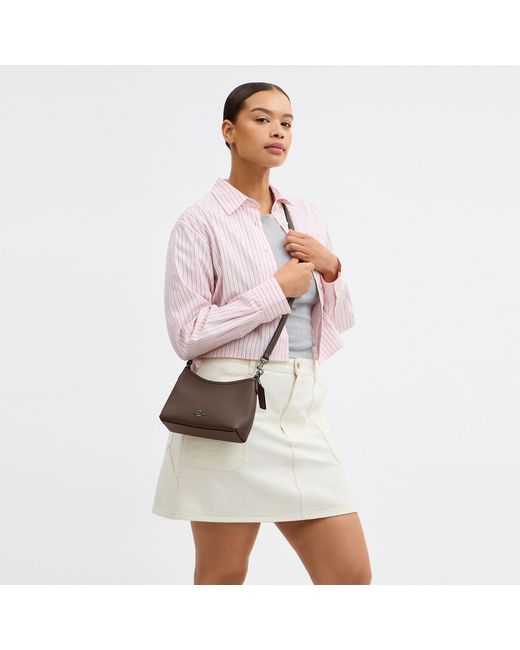 COACH Brown Laurel Small Shoulder Bag