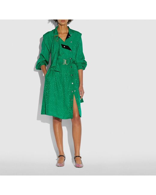 Architectural Drape Belted Dress 
