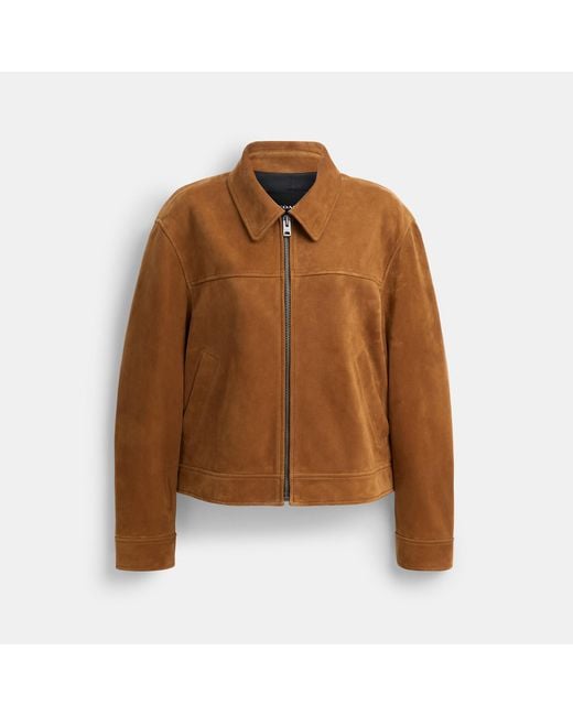 COACH Brown Suede Jacket