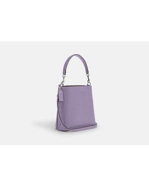 COACH Purple Mollie Bucket Bag 22