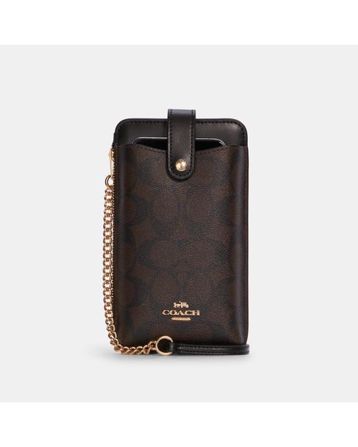 north south phone crossbody coach