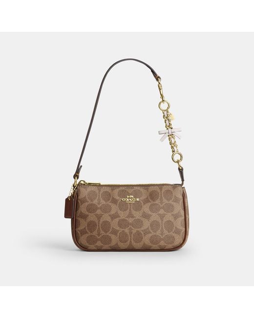 COACH Metallic Bow Strap Extender