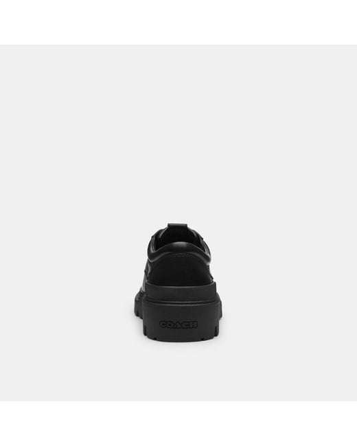COACH Black Cameron Derby for men