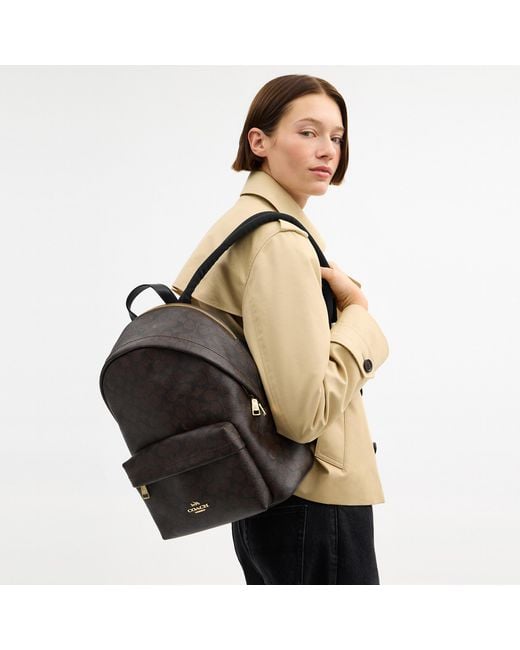COACH Black Taylor Small Backpack