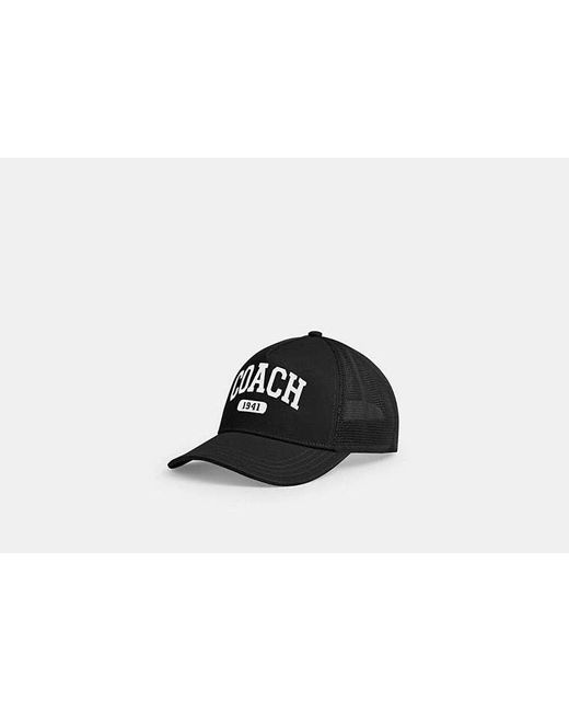 COACH Black Coach 1941 Embroidered Trucker Hat