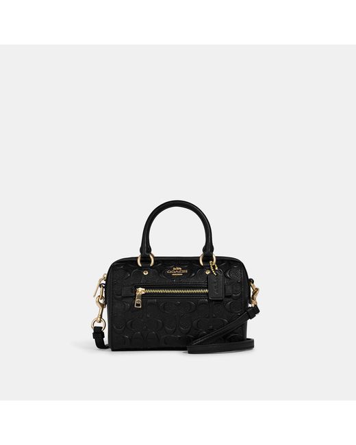 Coach Outlet Mini Rowan Crossbody in Black Lyst
