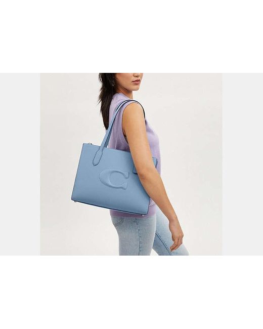 COACH Blue Nina Tote Bag