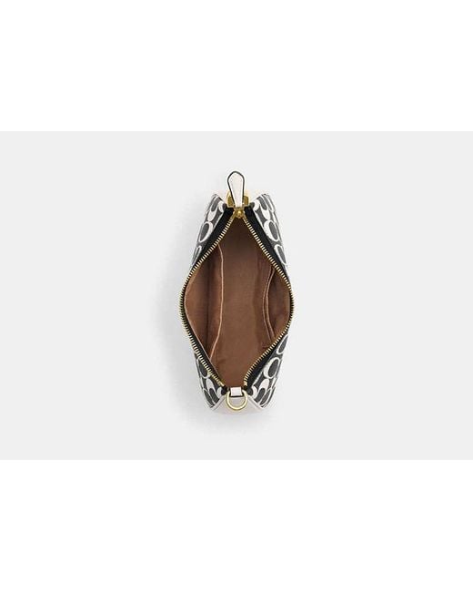 COACH Teri Shoulder Bag In Signature Canvas in White Lyst