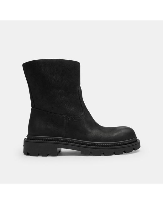 COACH Black Work Boot